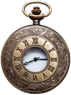 eine alte Taschenuhr